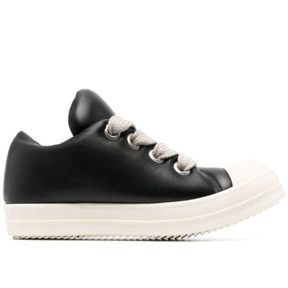 Custom-made Rick Owen Leather Platform Bread Sneakers BAPESTALOW Padded Shoes Inflatable