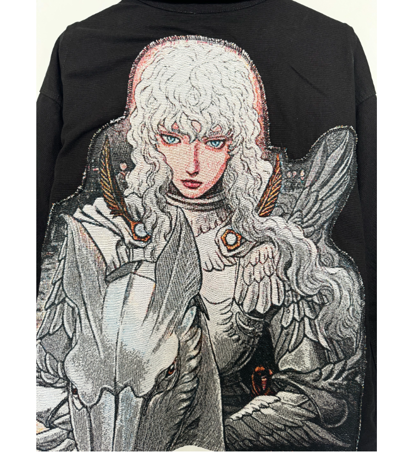 Berserk Griffith "White Hawk" Custom J01 Jacket - Remade Vintage Workwear - donclickin