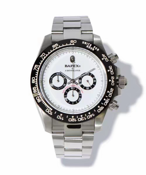 BAPE TYPE 4 BAPEX Ape Power Quartz Watch - Daytona-Style Chronograph