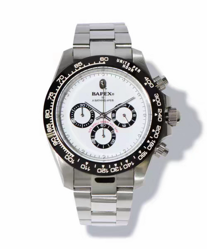 BAPE TYPE 4 BAPEX Ape Power Quartz Watch - Daytona-Style Chronograph