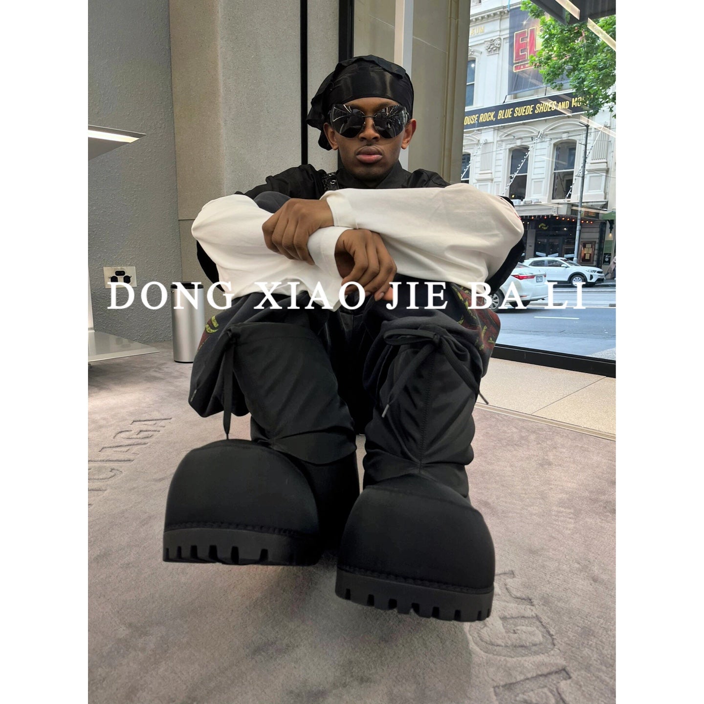 Parisian Snow Boots Ski Waterproof Anti-Slip Big Head Short Boots