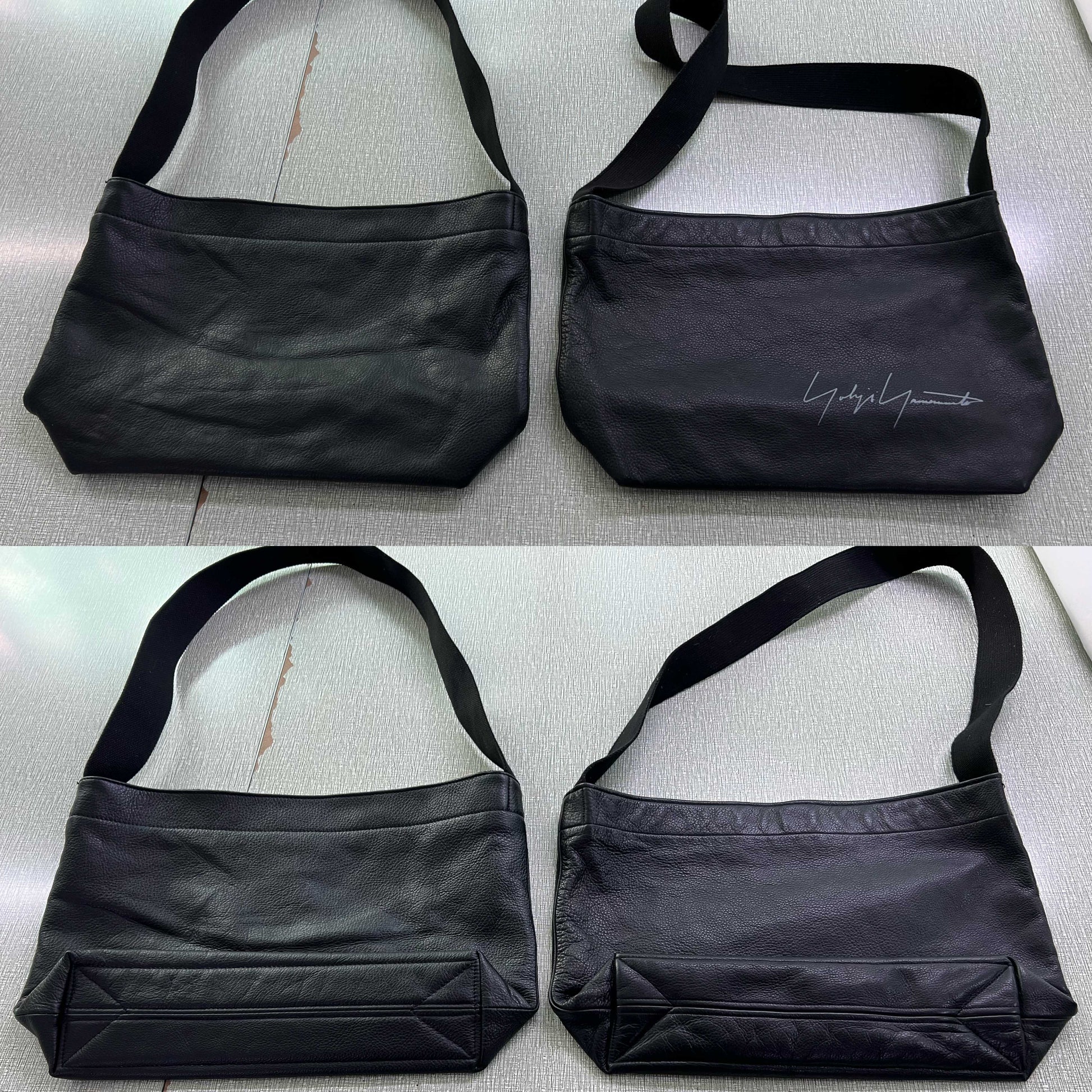 Yohji Yamamoto Aoyama Store Exclusive / Cowhide Shoulder Messenger Bag