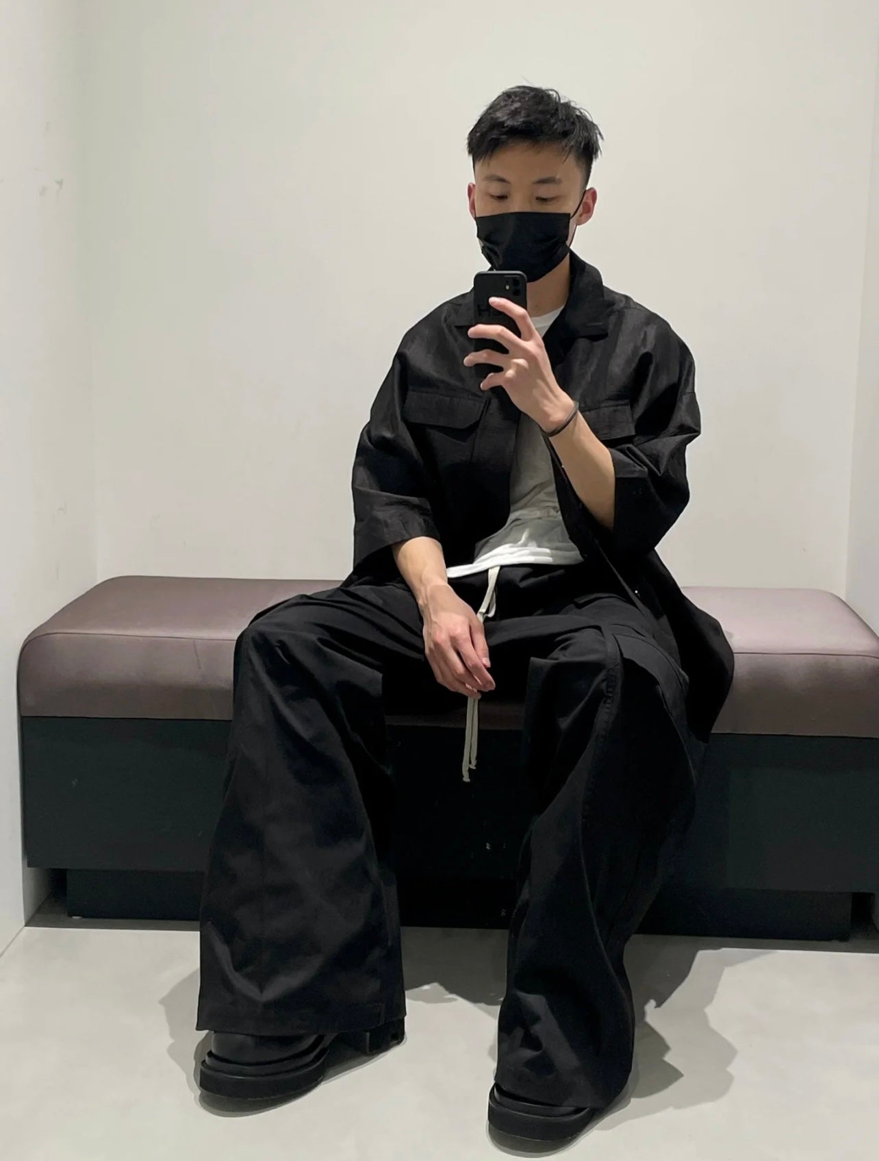 Jarvis Trousers Rick Owens acbt Woodcut Wide-leg Work Pants Flared Trousers - Size S 46 M 48 L 50