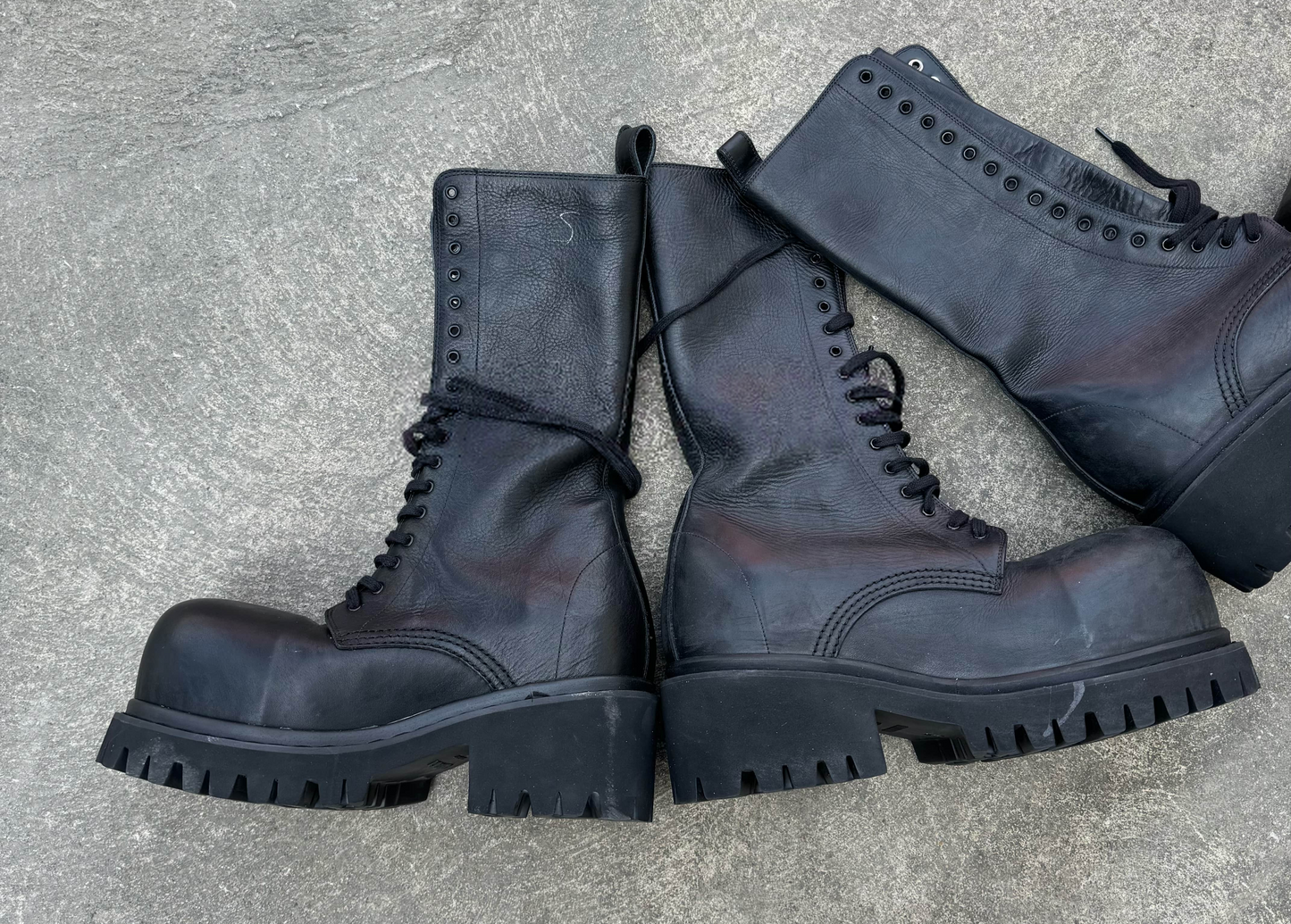 New 24FW Stomper Boots – Imported Vegetable-Tanned Tumbled Leather
