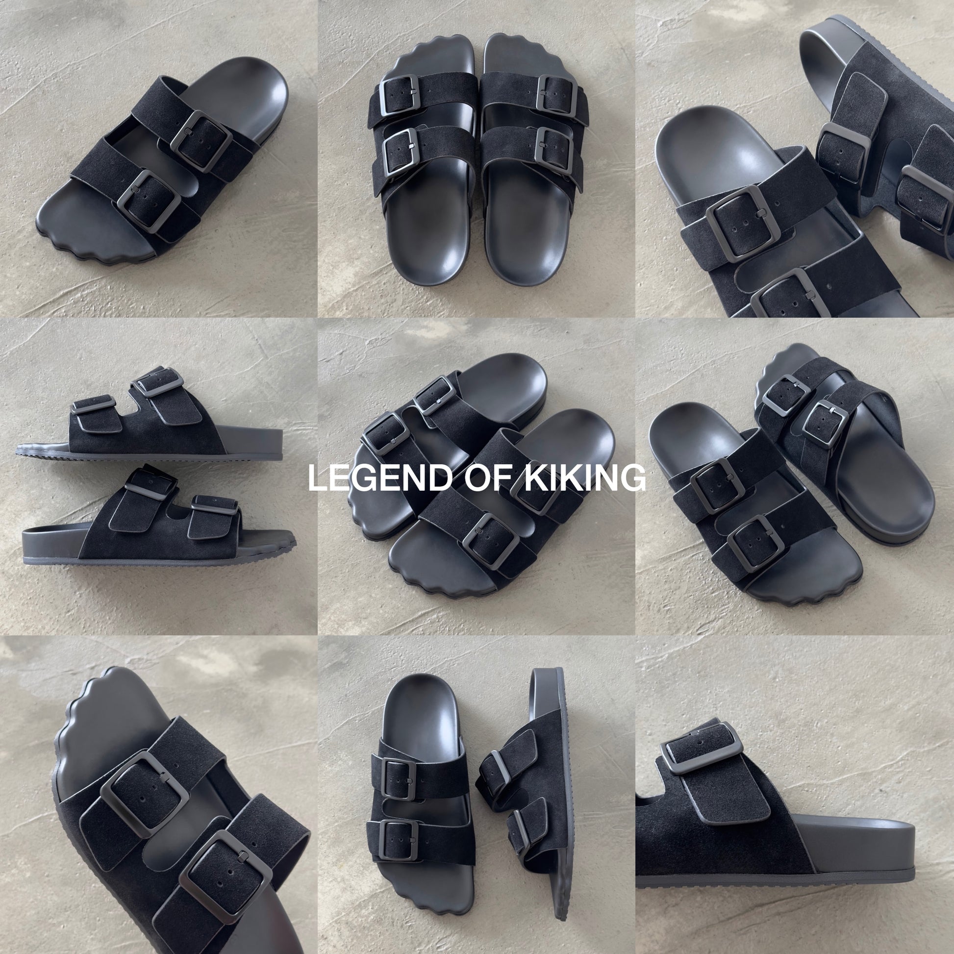Five-Toe Birkenstock Closed-Toe Slip-On Mules Leather Flat Lazy Shoes