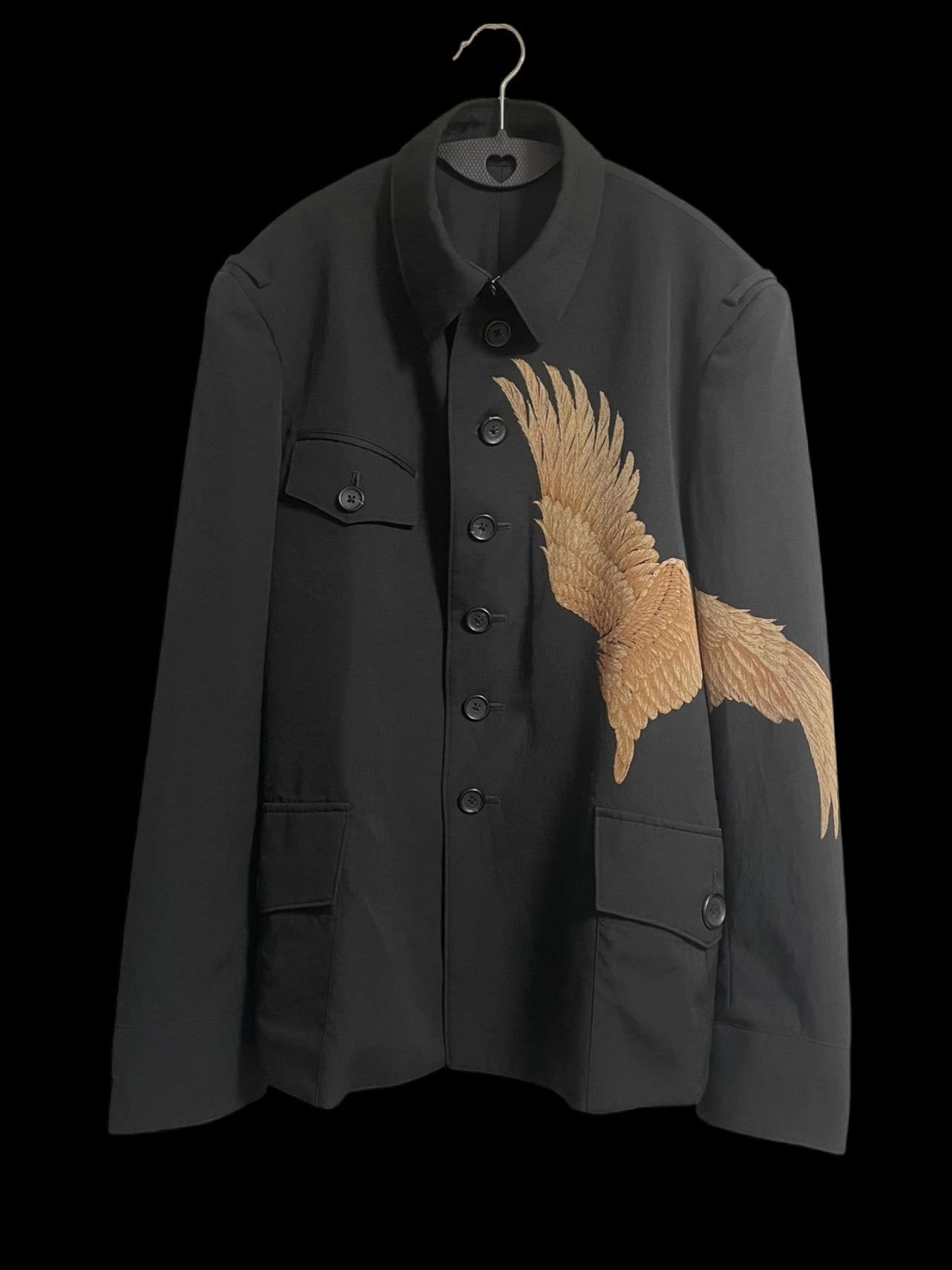 Yohji Yamamoto ’Fading Soldier’ Discharge Print Single-Breasted Jacket