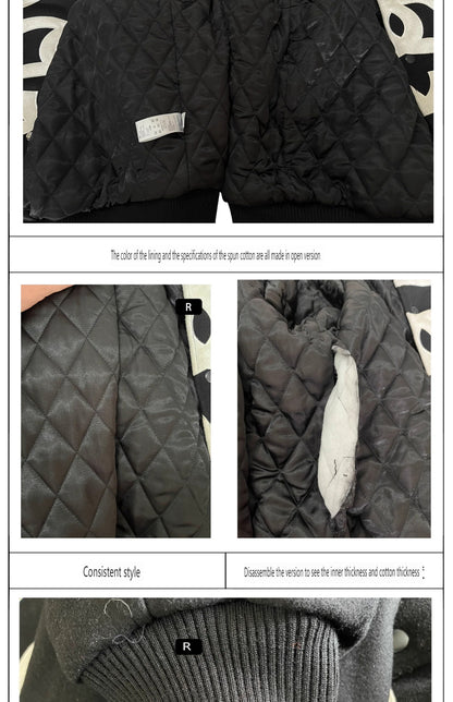i795 Double-S Stussy Wool Varsity Jacket – Heavyweight Loose Baseball