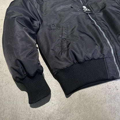 Mastermind Japan Patchwork Skull Bomber - Embroidered Varsity Baseball Jacket