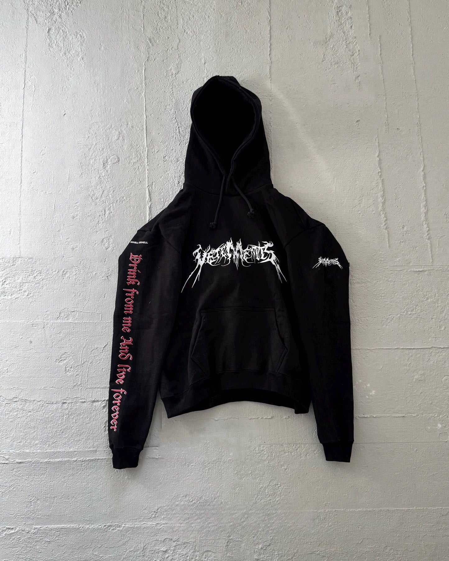 Vetements Homme 17FW Total Fucking Darkness OG Archive Pentagram Hoodie Carti