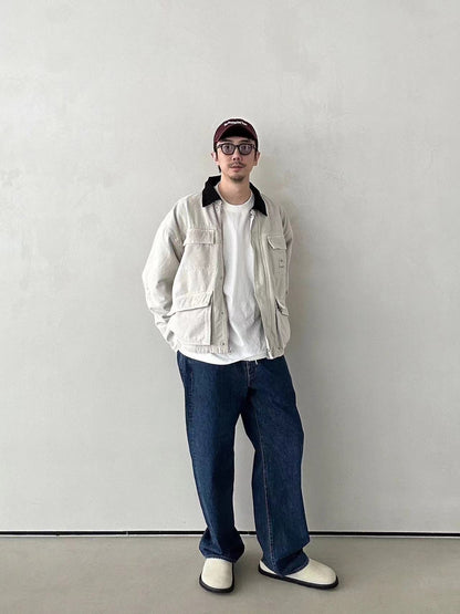 Stussy Vintage Washed Denim Carhartt Workwear Jacket – Detroit J97 Coat