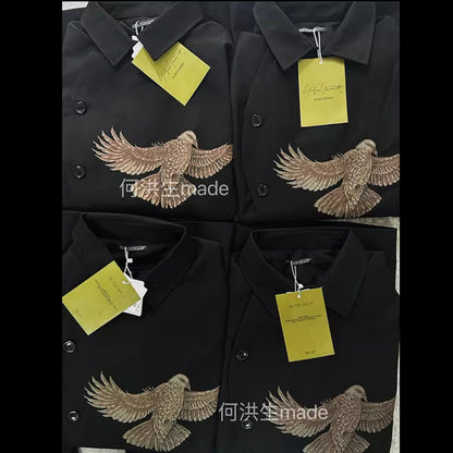 Yohji AW08 ’Broken Soldier’ Jacket - Pigeon Print Kendo-Style Blazer