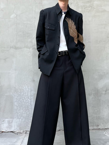 Yohji Yamamoto ’Fading Soldier’ Discharge Print Single-Breasted Jacket