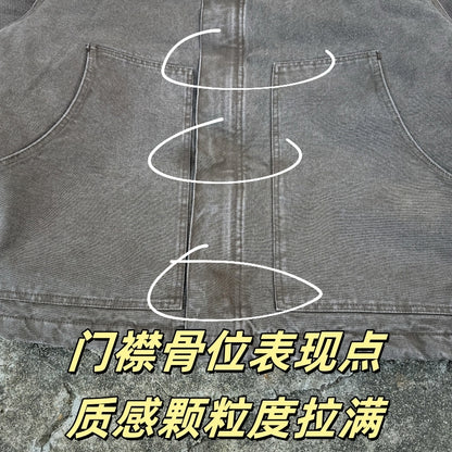 J22/J02 Carhartt Washed Detroit Jacket Vintage Cotton Coats