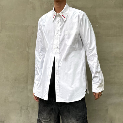 Yohji Dark Angel Wing Shirt – 02AW Archive Embroidered Design