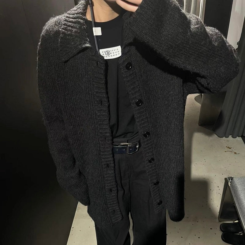OUR LEGACY 23FW Wool Blend Pilled Knit Cardigan Jacket Unisex Cleanfit