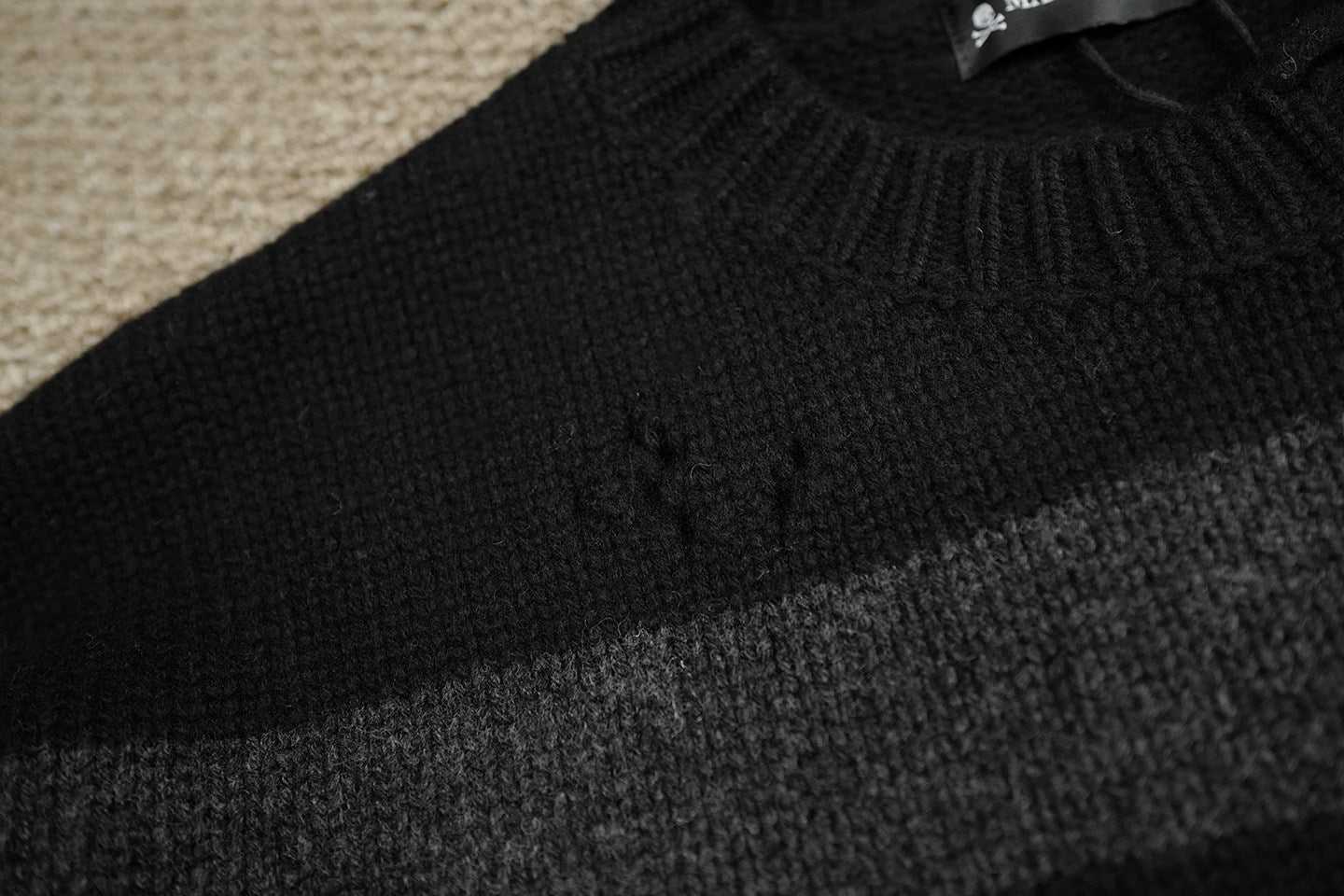 MASTERMIND JAPAN Skull Signature Knit — 100% Premium Australian Merino Wool