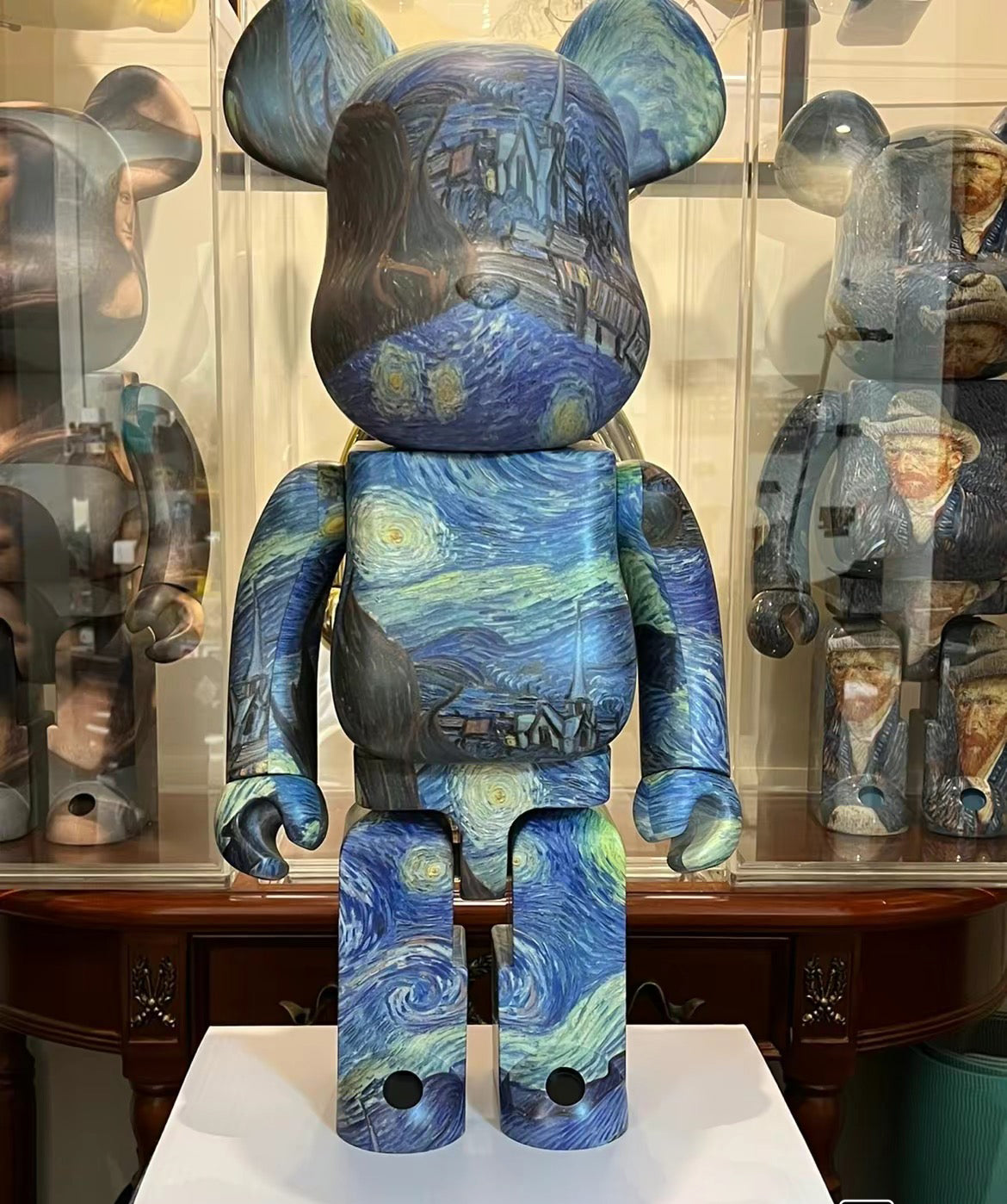 BE@RBRICK 1000% Building Block Figure 70CM | Limited Edition Collectible Bear Toy - van gogh