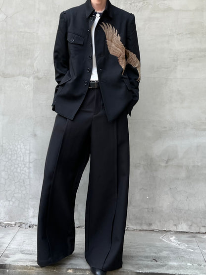 Yohji Yamamoto ’Fading Soldier’ Discharge Print Single-Breasted Jacket