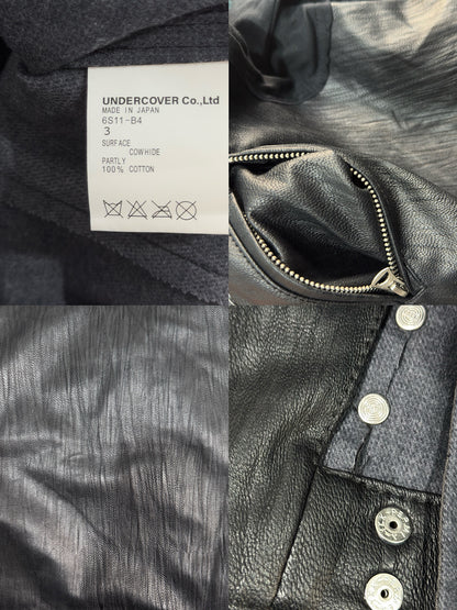 UNDERCOVER 06SS ’T’ Collection: Archive Studded Deconstructed Leather Jacket