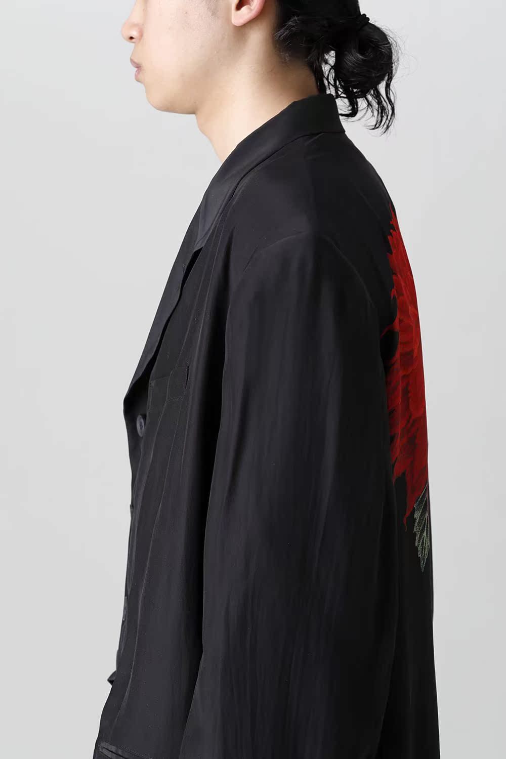 Yohji Dark Blazer – 22SS Red Dahlia Yamamoto Floral Jacket Couples