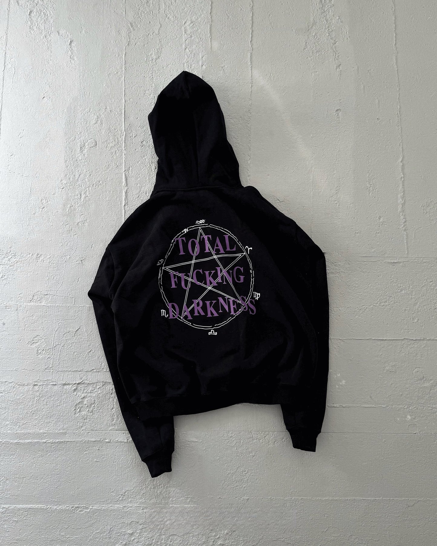 Vetements Homme 17FW Total Fucking Darkness OG Archive Pentagram Hoodie Carti