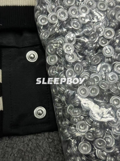 ERD AW24 ’Opium Den’ Varsity Jacket - Silk Court Embroidery Baseball Coat