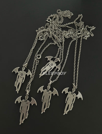 UNDERCOVER AW02 ’Vampire’ Pendant Necklace - 925 Silver Demon Talisman