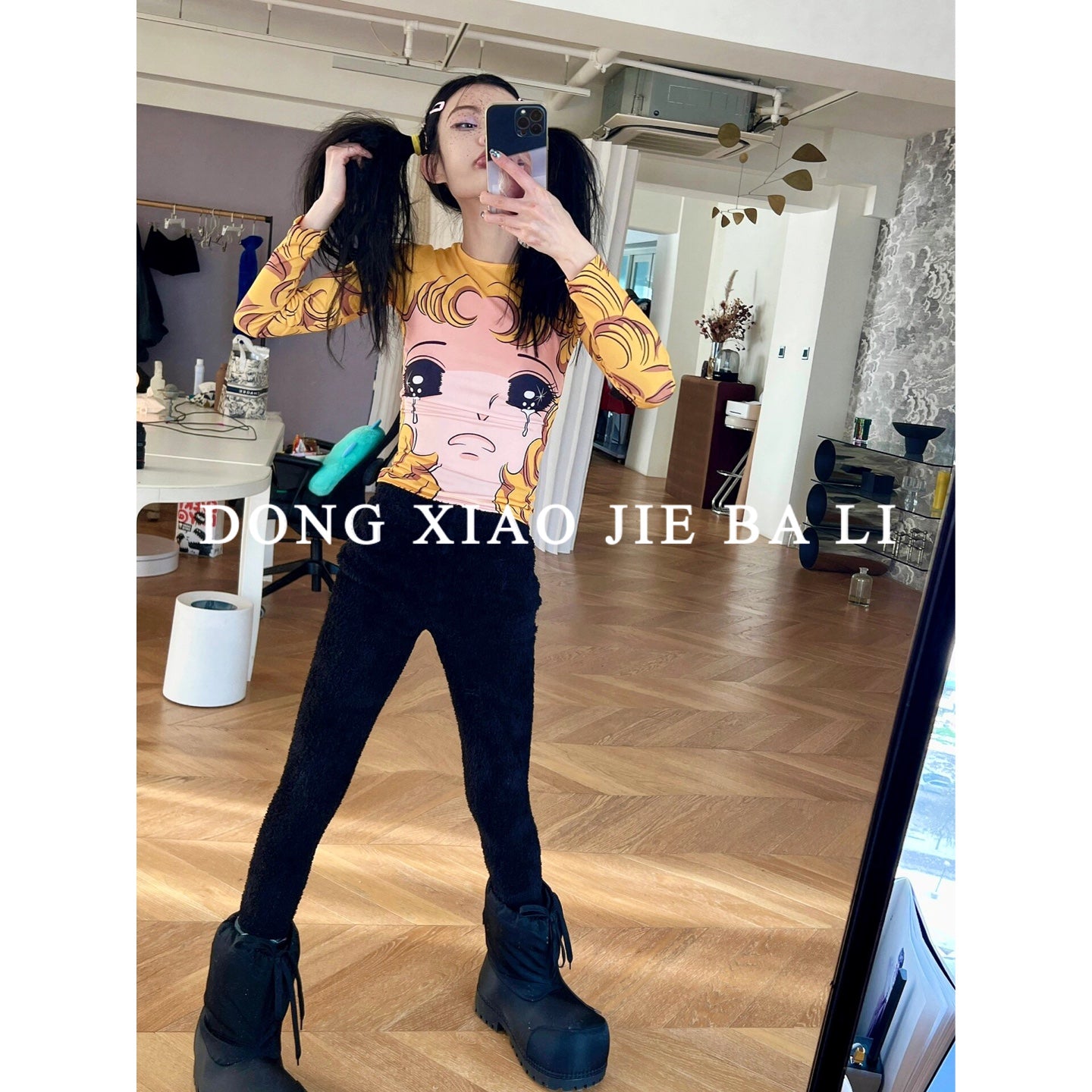 Parisian Snow Boots Ski Waterproof Anti-Slip Big Head Short Boots