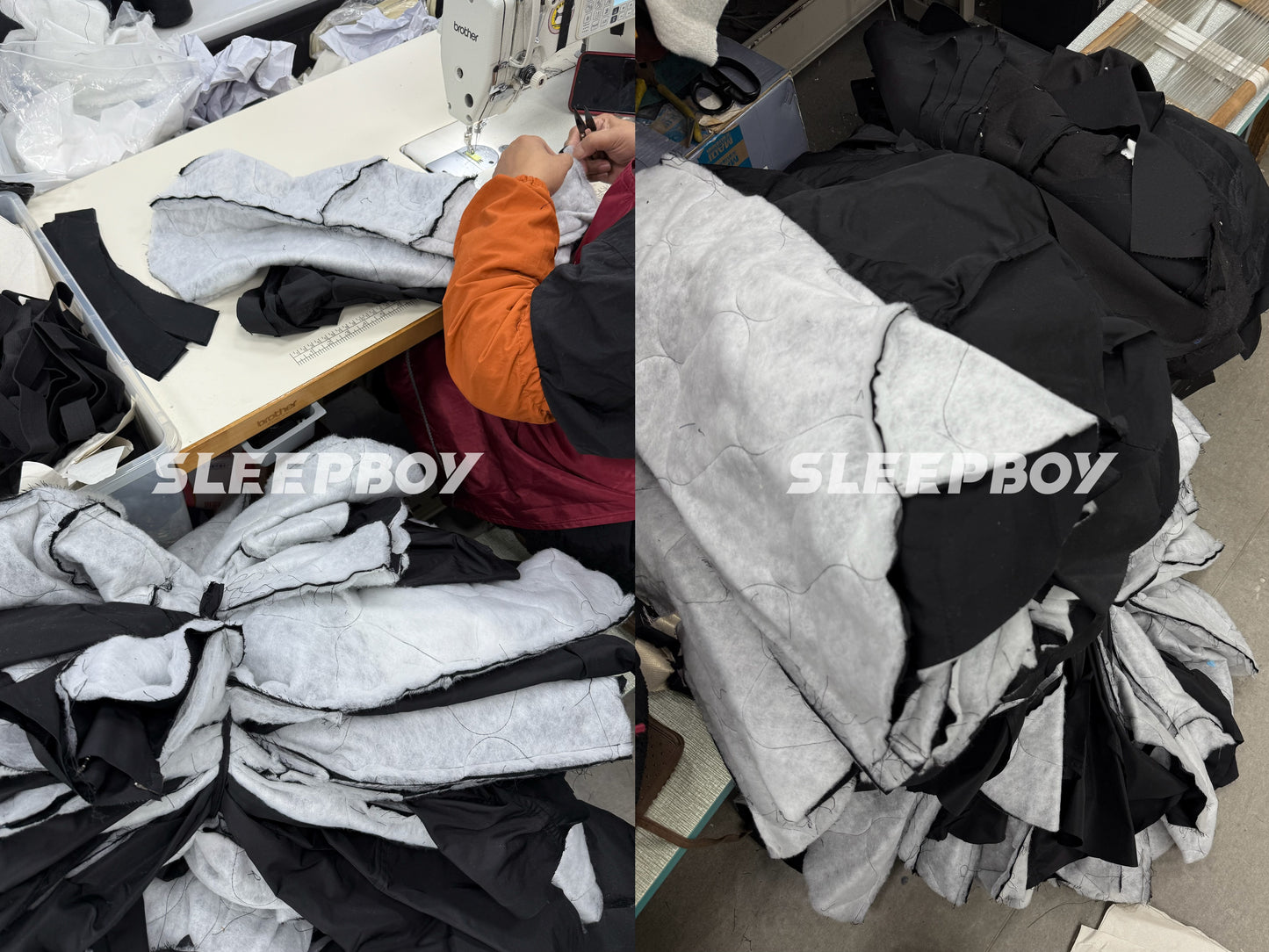 DVN AW24 Asymmetric Cocoon Zip Jacket - Nylon Utility Pants Set Oversized Pocket