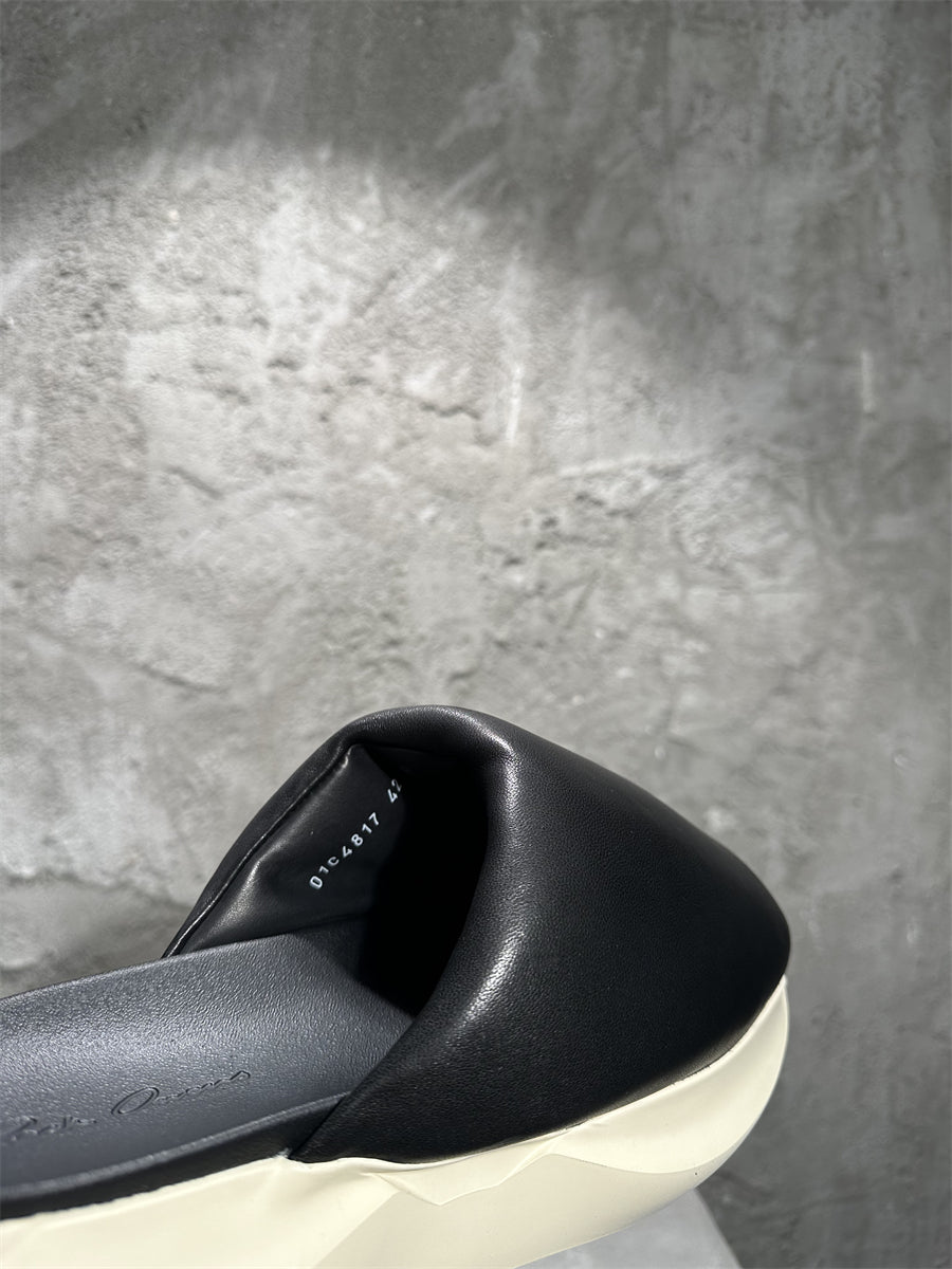 Rick Owen Sandals - Breathable Slip-On Platform Slides Beach Shoes
