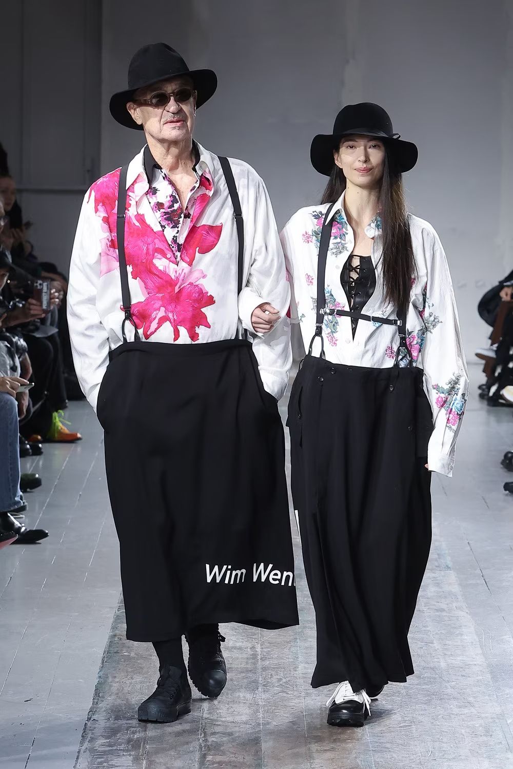 Yohji Yamamoto 24AW Runaway Edition 41 Red Floral Long-Sleeve Shirt
