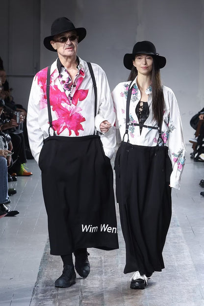 Yohji Yamamoto 24AW Runaway Edition 41 Red Floral Long-Sleeve Shirt