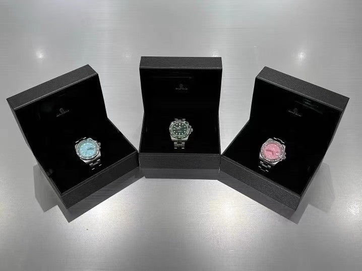 TYPE-1 BAPEX "EMERALD ICE" Mechanical Watch - Tiffany Blue Diamond Edition -  