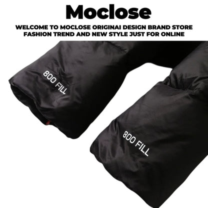 STUSSY 23FW Micro Ripstop Down Parka Black Pink Solid Color Zip Hooded Down Jackets