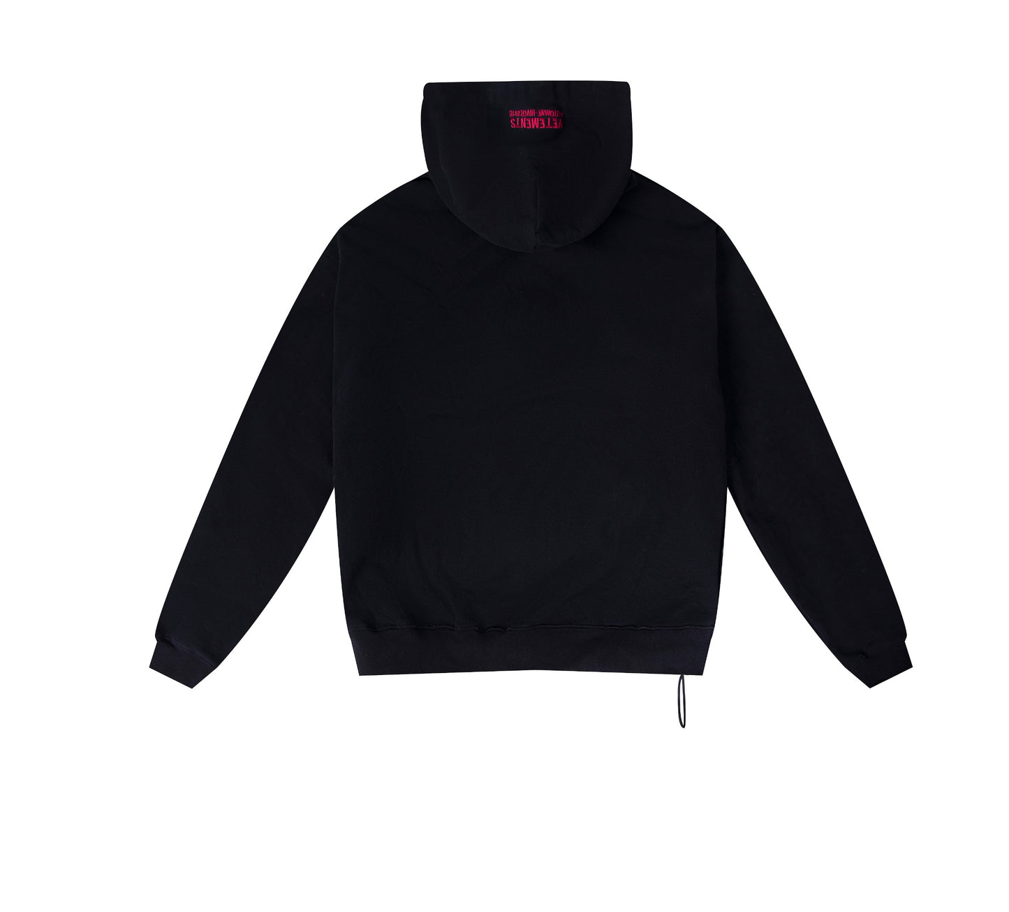 German Rammstein Vetement VTM Black Dark Punk Oversized Hoodie Jacket