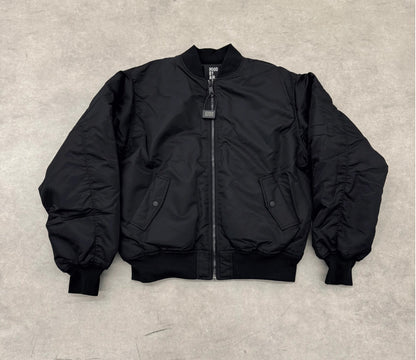 Hood By Air Fringe Bomber – HBA Embroidered Slogan Jacket