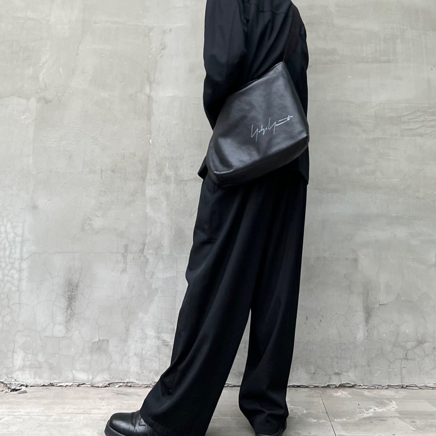 Yohji Yamamoto Twelve Pleat Wool Tapered Draped Wide Straight Trousers