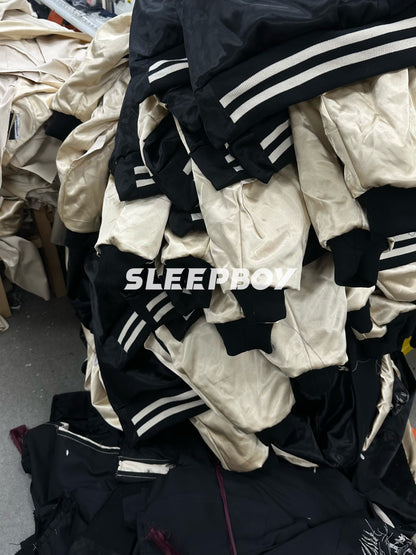 ERD AW24 ’Opium Den’ Varsity Jacket - Silk Court Embroidery Baseball Coat