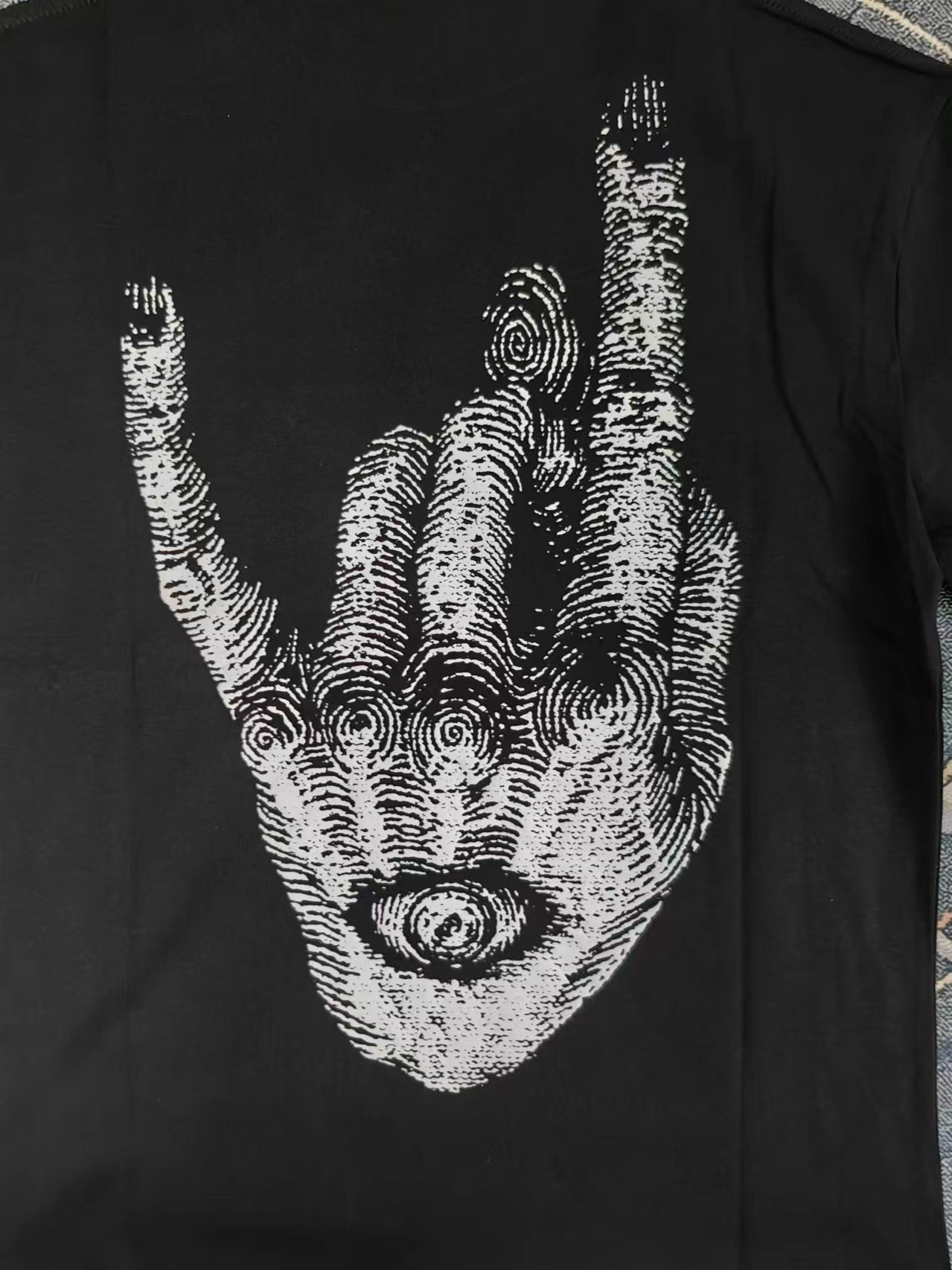 Revenge 24SS God’s Eye Puffy Print Short-Sleeve T-Shirt