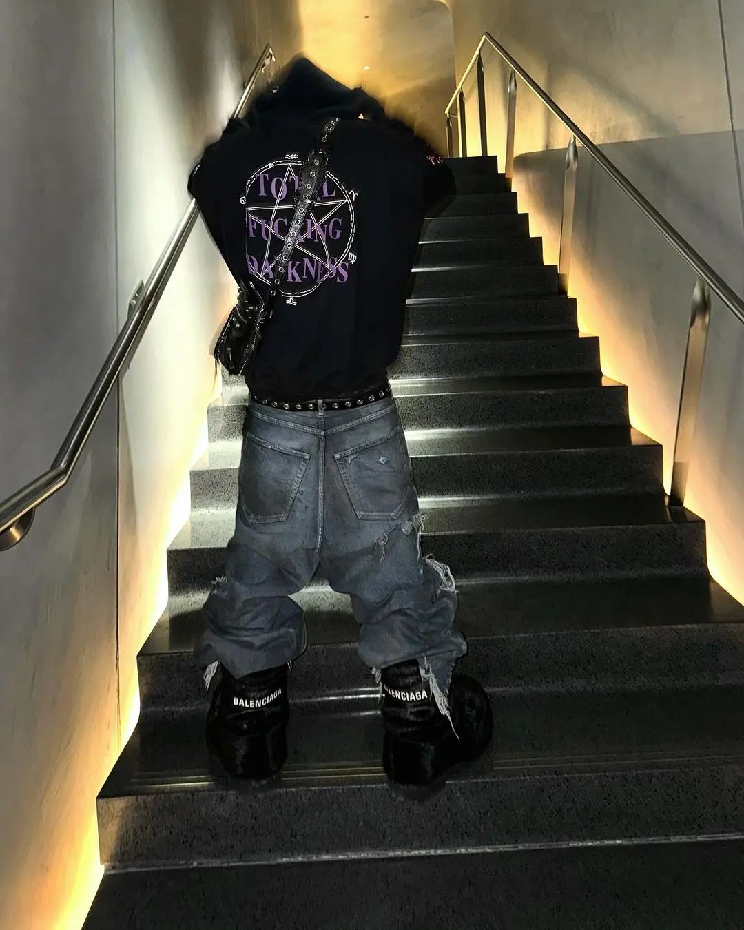 VTM Homme 17FW Total Fucking Darkness OG Archive Pentagram Hoodie Carti
