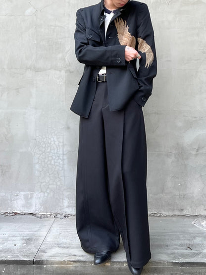 Yohji Yamamoto ’Fading Soldier’ Discharge Print Single-Breasted Jacket