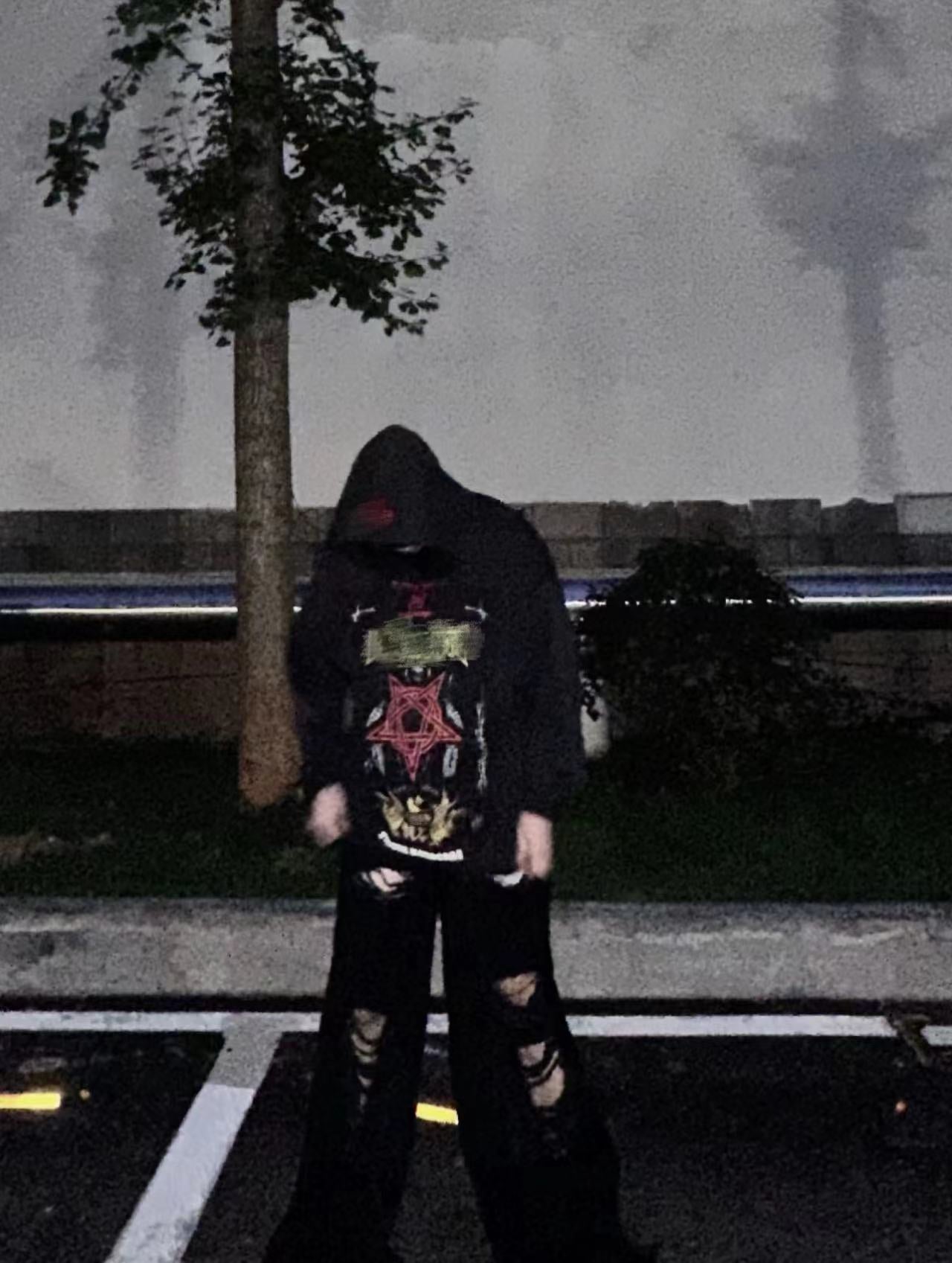 Vetements Adone Hardcore Embroidered Patch Hoodie Heavyweight Playboi - Size avaliable S M L