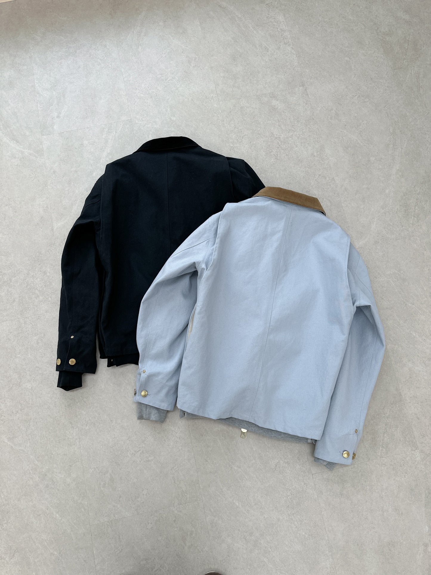 Detroit Double Collar Carhartt X Sacai Jacket Canvas Patchwork Workwear