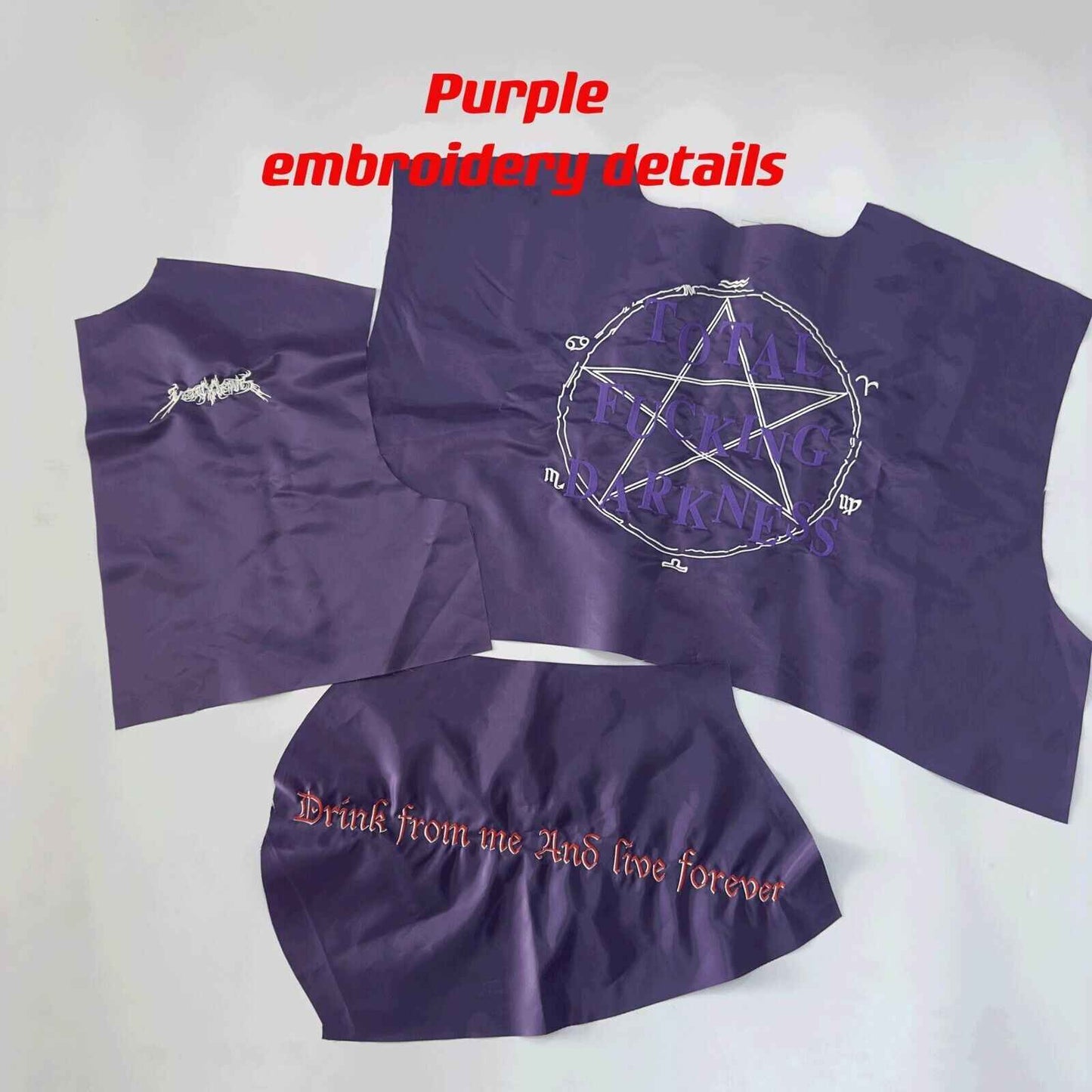 Revised Vetements Pentagram Bomber - Cropped Hooded Jacket  