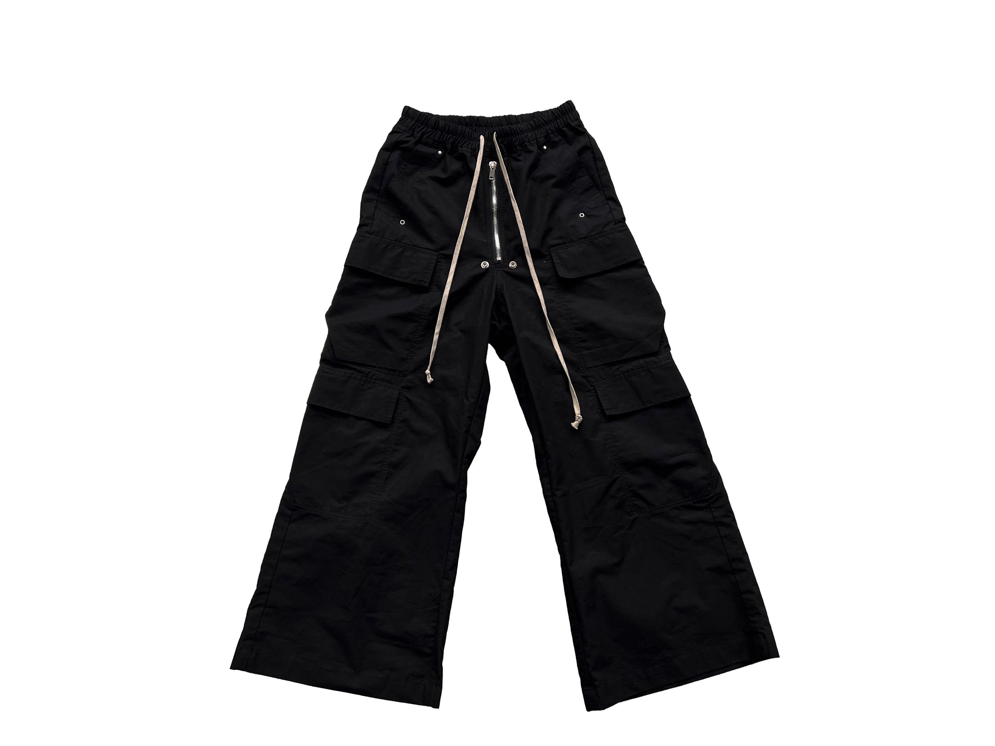 Jarvis Trousers Rick Owens acbt Woodcut Wide-leg Work Pants Flared Trousers - Size S 46 M 48 L 50
