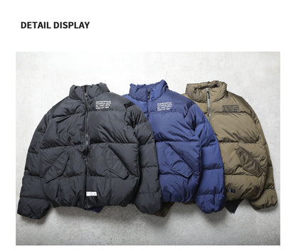 NEIGHBORHOOD Jacket Embroidered Casual Down Long-Sleeve 90% Down Coats