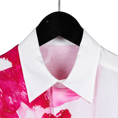 Yohji Yamamoto 24AW Runaway Edition 41 Red Floral Long-Sleeve Shirt