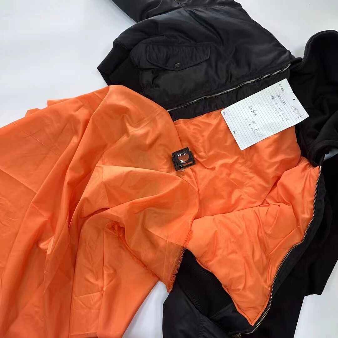 Revised Vetements Pentagram Bomber - Cropped Hooded Jacket  