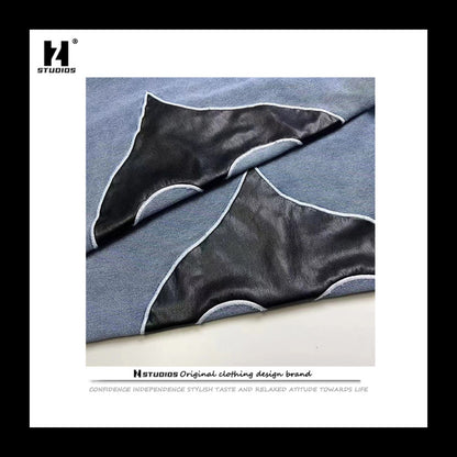 Thug Club Vintage Washed Crescent Patchwork Jeans Henry Lau ASAP Rocky Edition - Size avaliable S ~ XL