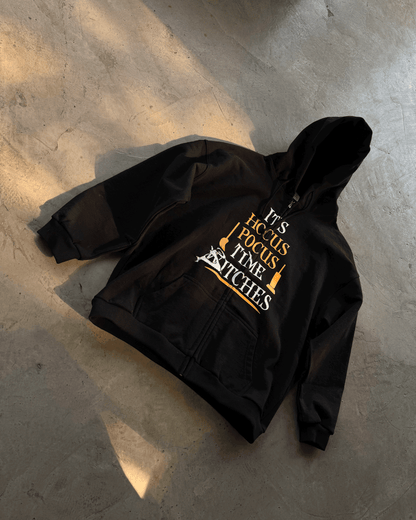 Vetements AW20 ’Hocus Pocus’ Pumpkin Print Zip Hoodie - Opium Pullover